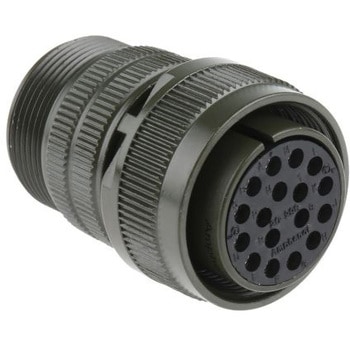 Amphenol Industrial MIL規格丸型コネクタ MS3106A， シリーズ， 17極 MS3106A-20-29S AMPHENOL
