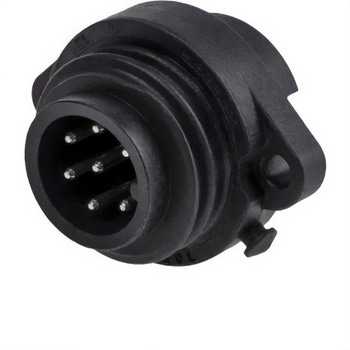 Amphenol Industrial 丸型コネクタ， 6 + PE極， スタンダード， パネルマウント， C01630C00610012 AMPHENOL