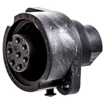 Amphenol Industrial 丸型コネクタ， 6 + PE極， スタンダード， パネルマウント， C01610G00600012 AMPHENOL