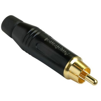 Amphenol RCAプラグ ACPR-BLK オス 金めっき AMPHENOL
