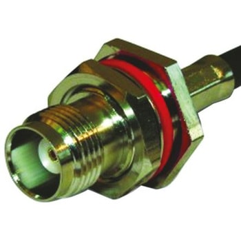Amphenol RF 同軸コネクタ ジャック ケーブルマウント TNCコネクタ， 31-6508 AMPHENOL