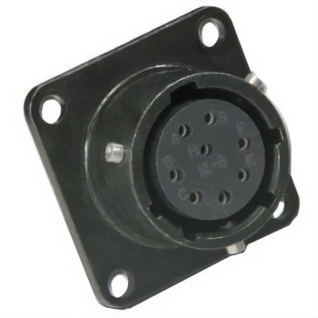 Amphenol Industrial MIL規格丸型コネクタ PT， シリーズ， メス， 6極 PT02E-10-6S AMPHENOL