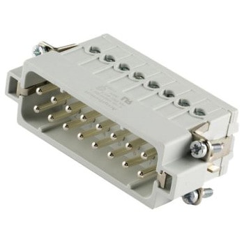 Amphenol Industrial ヘビーデューティパワーコネクタインサート Heavy Mate C146シリーズ オスインサート 16極 コネクタ C146 10A016 002 4 AMPHENOL