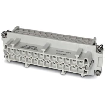 Amphenol Industrial ヘビーデューティパワーコネクタインサート C146シリーズ メスインサート 24極 コネクタ C14610B0240021 AMPHENOL