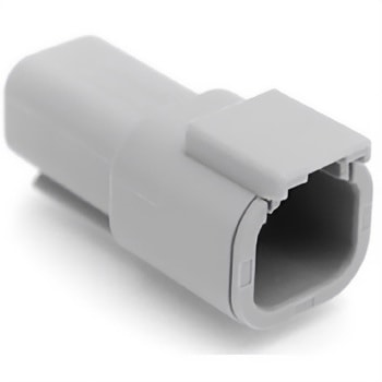 Amphenol Industrial 自動車用コネクタ 4極 メス 自動車用コネクタ， ATM04-4P AMPHENOL