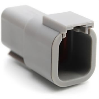 Amphenol Industrial 自動車用コネクタ 6極 メス 自動車用コネクタ， ATM04-6P AMPHENOL