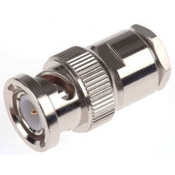 Amphenol RF 同軸コネクタ プラグ ケーブルマウント BNCコネクタ， B1141A1-ND3G-1-50 AMPHENOL