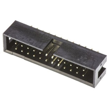Amphenol ICC 基板接続用ピンヘッダ 24極 2.54mm 2列 T821124A1S100CEU - AMPHENOL