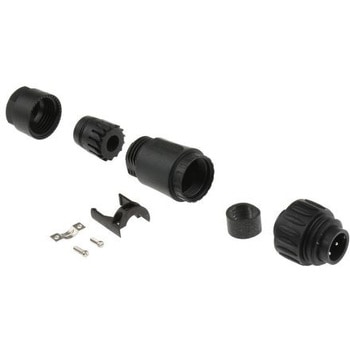 Amphenol 丸型コネクタ， 3 + PE極， スタンダード， ケーブルマウント， C016 20H003 110 12 AMPHENOL