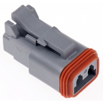 Amphenol 自動車用コネクタ 2極 オス 電源コネクタ， AT06-2S AMPHENOL