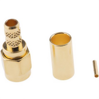 Amphenol 同軸コネクタ プラグ ケーブルマウント SMAコネクタ， RSMA1111A1-3GT50G-1-50 AMPHENOL