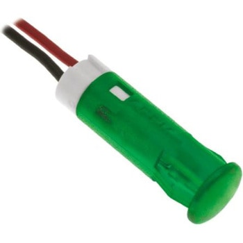 Apem パイロットランプ， 24V dc， 緑， 実装ホールサイズ:10mm， QS103XXG24 APEM
