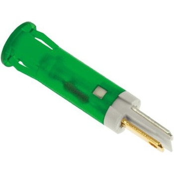 Apem パイロットランプ， 12V dc， 緑， 実装ホールサイズ:8mm， QS81XXG12 - APEM