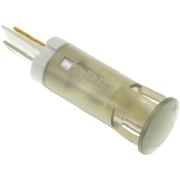 Apem パイロットランプ， 12V dc， 白， 実装ホールサイズ:10mm， QS101XXW12 APEM