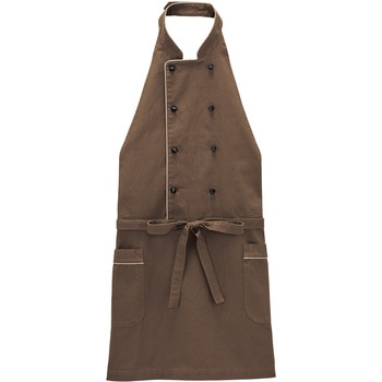 襟付き胸当てエプロン FACEMIX