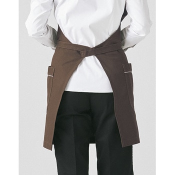 襟付き胸当てエプロン FACEMIX