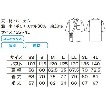 作務衣(上衣) FACEMIX