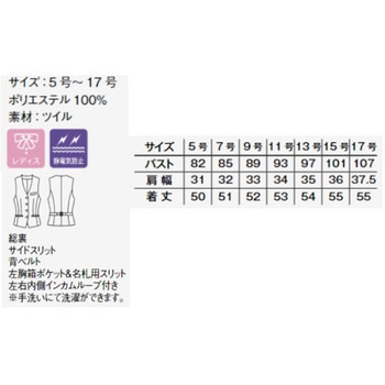 レディスベスト FACEMIX
