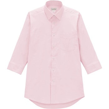 メンズレギュラーカラー七分袖シャツ - FACEMIX