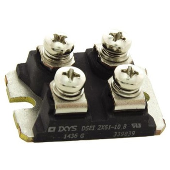 IXYS 整流ダイオード， 絶縁型， 60A， 1000V パネルマウント， 4-Pin SOT-227B シリコンジャンクション 2.3V IXYS