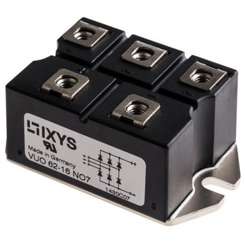 IXYS 整流用 ブリッジダイオード 63A， 1600V， 72 x 42 x 30mm， VUO62-16NO7 IXYS