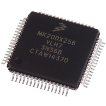 NXP マイコン Kinetis K2x， 64-Pin LQFP MK20DX256VLH7 NXP