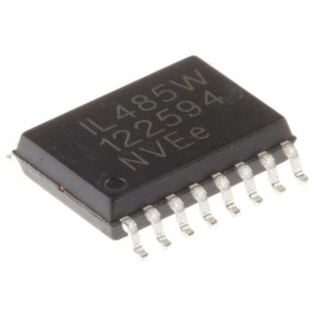 NVE ライントランシーバ表面実装， 16-Pin， IL485WE NVE