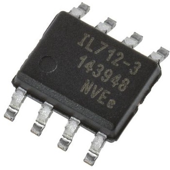 NVE デジタルアイソレーター 2チャンネル， 2.5 kVrms IL712-3E NVE