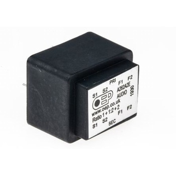 OEP オーディオトランス， 100mW Hz @ 300， 1mW Hz @ 30 OEP