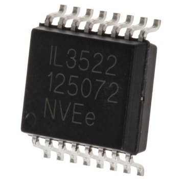 NVE ライントランシーバ表面実装， 16-Pin， IL3522E NVE