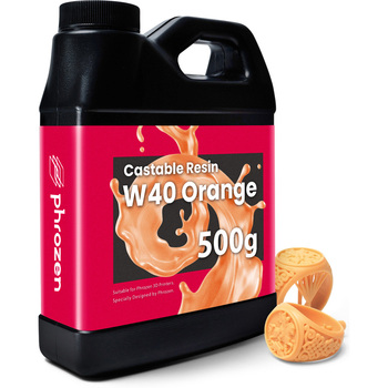 フローズン純正 鋳造用 キャスタブル W40 (オレンジ) レジン 500g Phrozen