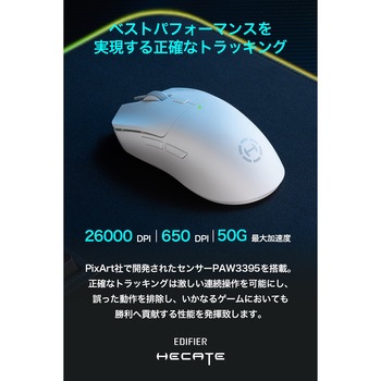 トリプルモード接続ワイヤレスゲーミングマウス プリンストン
