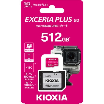 microSDXCカード EXCERIA PLUS(旧東芝メモリ) キオクシア(KIOXIA)