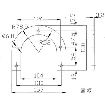 ロープ通し枠(下部無)アルミブロック下部段無用 3点セット/アルミブロック下部段無用(シルバー塗装品) 信和自動車工業