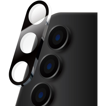 Galaxy S24 SC-51E レンズ保護ガラスフィルム 「GLASS PREMIUM FILM」 レンズ一体型 超透明 高透過約95% LEPLUS NEXT