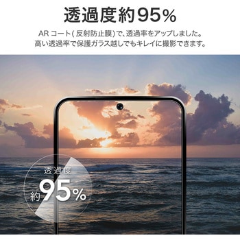 Galaxy S24 SC-51E レンズ保護ガラスフィルム 「GLASS PREMIUM FILM」 レンズ一体型 超透明 高透過約95% LEPLUS NEXT