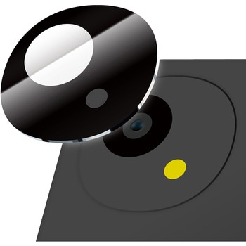 AQUOS wish4 レンズ保護ガラスフィルム 「GLASS PREMIUM FILM」 レンズ一体型 超透明 高透過約95% LEPLUS NEXT