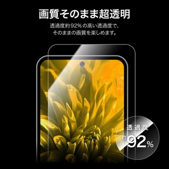Galaxy A55 5G ガラスフィルム 「GLASS PREMIUM FILM」スタンダードサイズ 超透明 LEPLUS NEXT