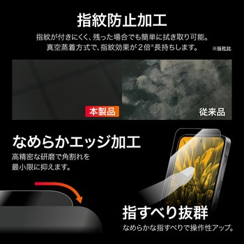 Galaxy A55 5G ガラスフィルム 「GLASS PREMIUM FILM」スタンダードサイズ 超透明 LEPLUS NEXT