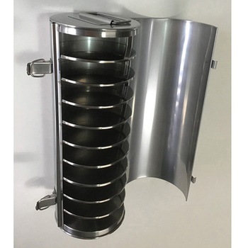 シャーレ滅菌缶 10段仕切シリーズ 野中理化器製作所