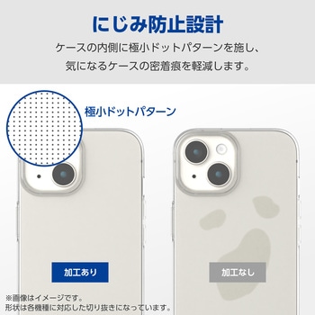 Galaxy A55 5G(SC-53E) ケース ソフト 薄型 カメラレンズ保護設計 ワイヤレス充電可 ストラップホール付 エレコム