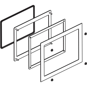 パネルカットアダプター SP5000， PS6000シリーズ - Pro-face(シュナイダーエレクトリック)