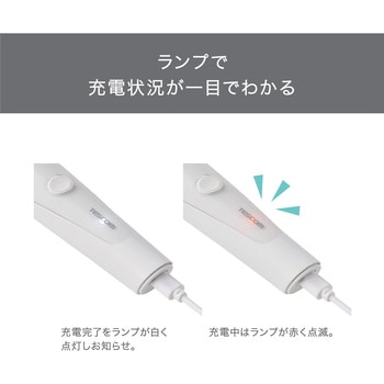 ボディシェーバー 充交両用 ホワイト テスコム