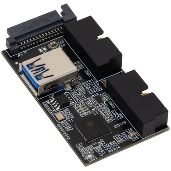 USB3.0ヘッダー 2分配ハブ アイネックス