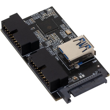 USB3.0ヘッダー 2分配ハブ アイネックス