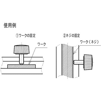 ナイロン化粧ネジ 樹脂パッド付 ラクテム