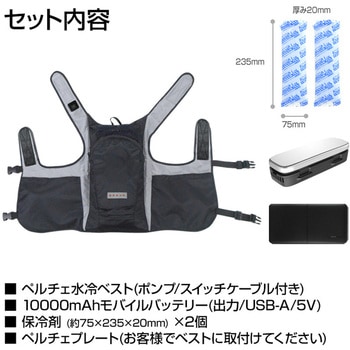 ペルチェ水冷ベスト ブレイン