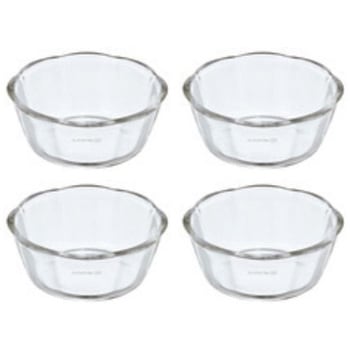 耐熱ガラス製スイーツボウル 300 4個セット HARIO