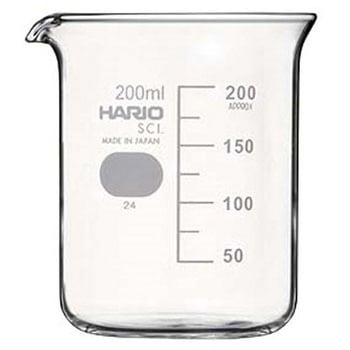 ビーカー 200 6個入 HARIO