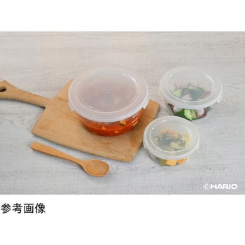 耐熱ガラス製保存容器・丸 1ケース MSTシリーズ HARIO